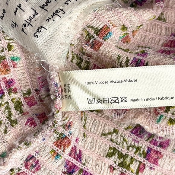 Free People Maia Convertible Bandeau Top Women S NWT Stretch Floral Crop - Picture 12 of 12